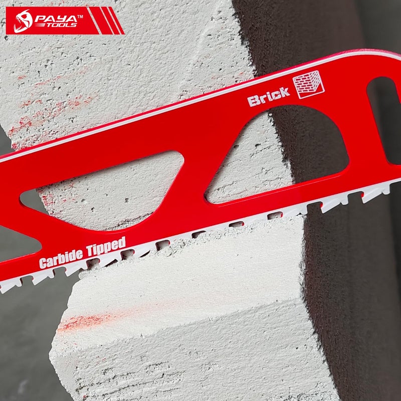 Paya Tools Demolition Masonry Reciprocating Saw Blade  Carbide Blades For Cutting Aerated Concrete And Hollow Brick 305Mm/12-Inch  2Tpi (2-Pack) - Image 5