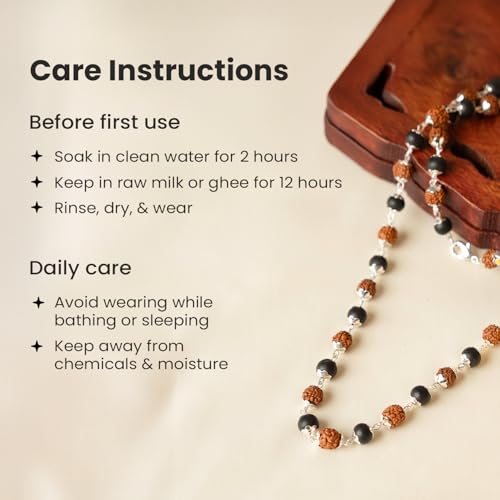Astrotalk Divya Raksha Rudraksha & Karungali Mala 54 Beads(6mm) | Spiritual Protection, Wisdom & Positivity | Rudraksha Mala Original | Karungali Mala Original | Gift for Men & Women - Image 5