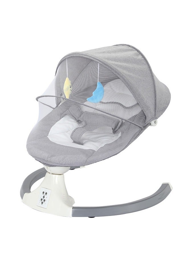 LO.BABY.VE 3 In 1 Deluxe Multifunctional Baby Swing Bassinet With Integrated Mosquito Net，Baby Rocker 0 - 36 Months - Image 4