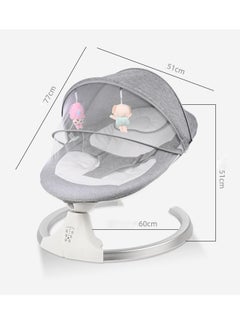 LO.BABY.VE 3 In 1 Deluxe Multifunctional Baby Swing Bassinet With Integrated Mosquito Net，Baby Rocker 0 - 36 Months  - Image 3