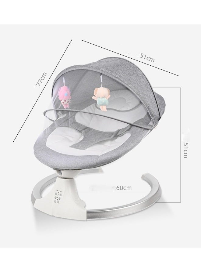 LO.BABY.VE 3 In 1 Deluxe Multifunctional Baby Swing Bassinet With Integrated Mosquito Net，Baby Rocker 0 - 36 Months  - Image 3
