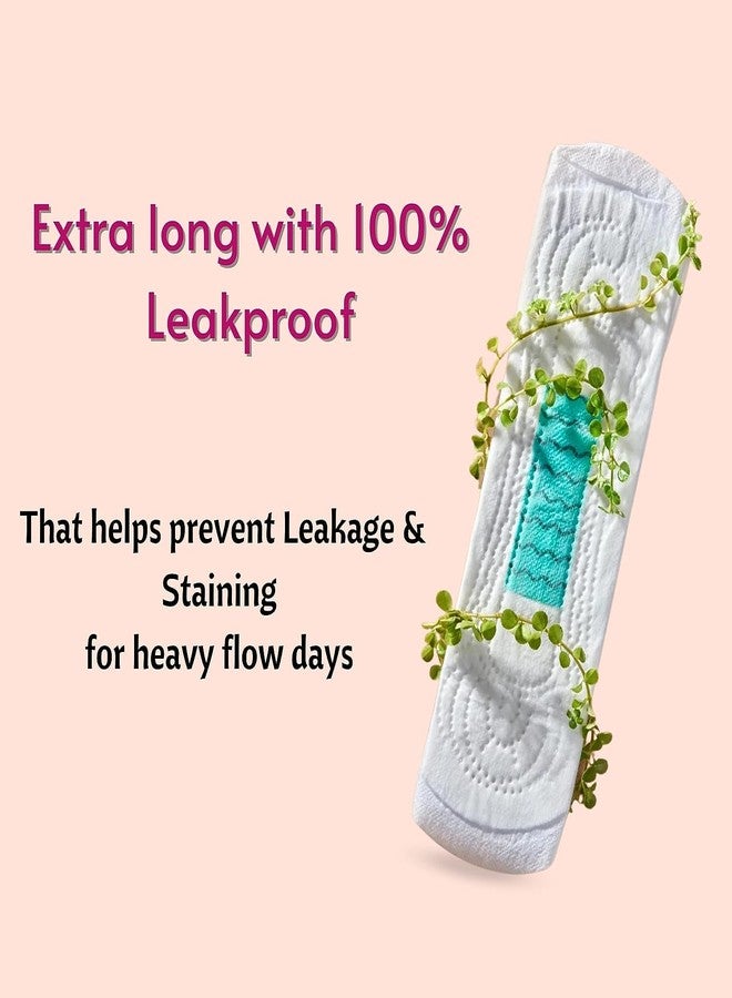 Hersay Sanitary Pads For Women | 100% Natural | Thin & Safe pads | Maximum Absorption, Extra Coverage & Leakage Protection | Free From Rashes & Irritation | Pack of 5 (7 pads each) | 35 pads - Image 4