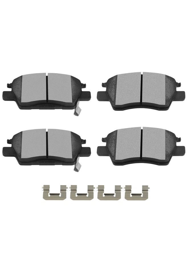 SCITOO D1844 Ceramic Brake Pads Sets Front w/Hardware Replacement For Chevrolet For Cruze 2016 2017 2019 - Image 1