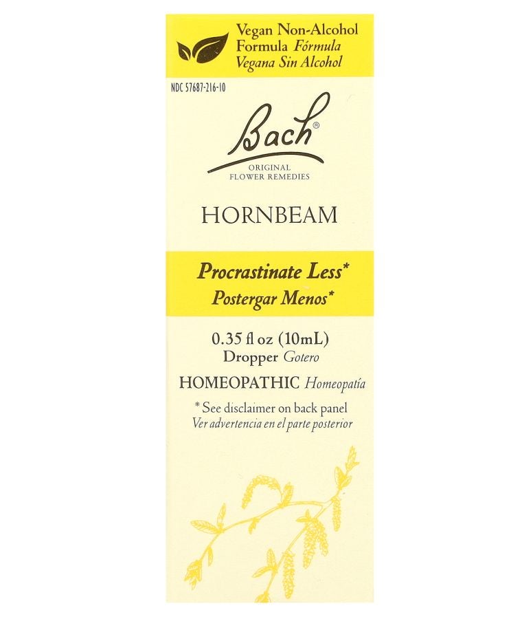 Bach Original Flower Remedies Hornbeam 0.35 fl oz (10 ml)