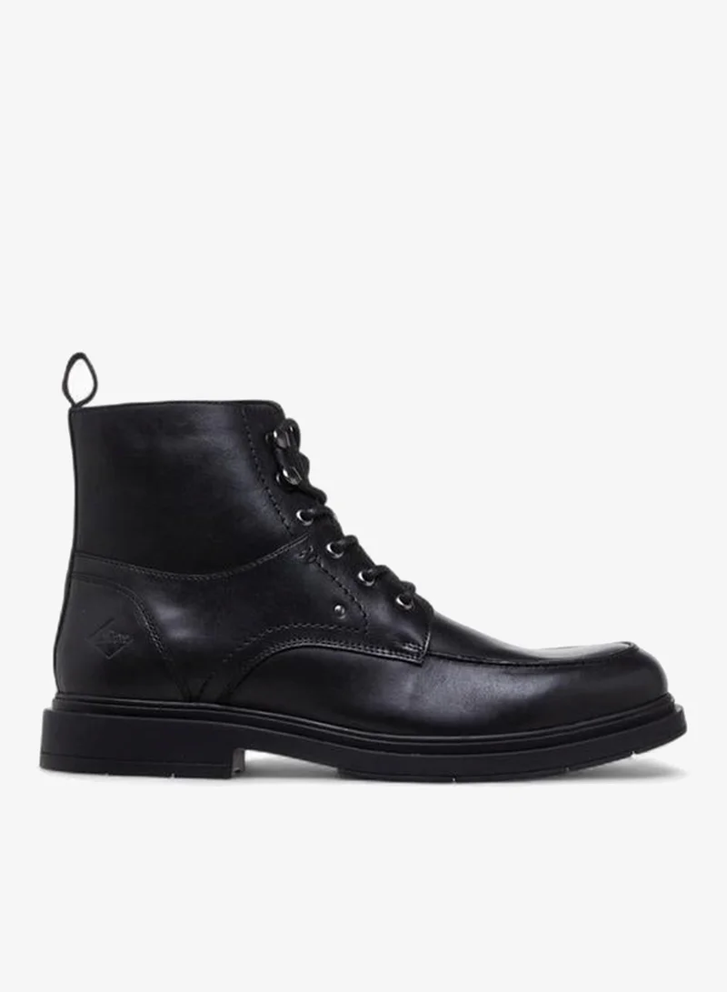Lee Cooper BLACK Men Lace-Up Ankle Length Boots for Men | Best Price UAE