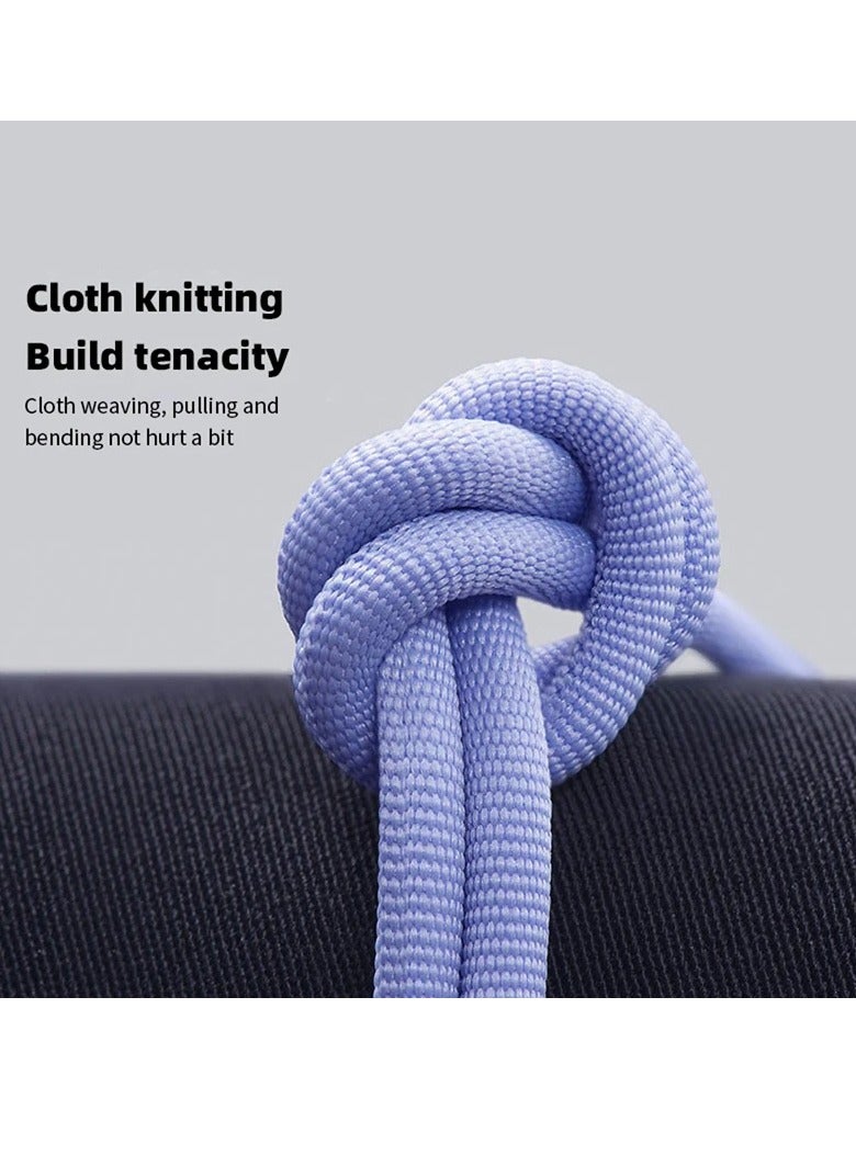 AROAQ PD Type C Cable, Super Fast And Stable USB C Data Cable, Sturdy And Durable Quick Charging And Data Transfer Cable, High Power Charging Cable With 480Mbs Transfer Rate, (120W, Purple 2m Length) - Image 5