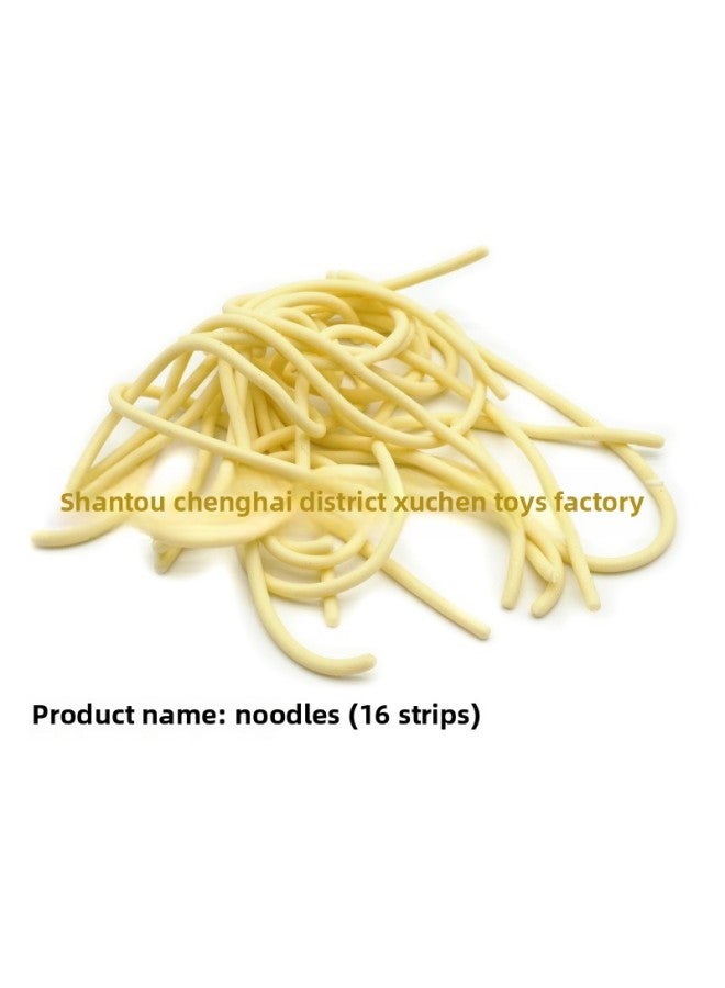 Sample Special Chinese Breakfast Play Home Children's Toys Take Sample Link Plastic Model Ornaments-Color:Noodles - Image 1