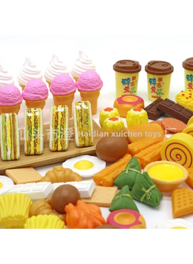 Sample Special Chinese Breakfast Play Home Children's Toys Take Sample Link Plastic Model Ornaments-Color:Noodles - Image 3