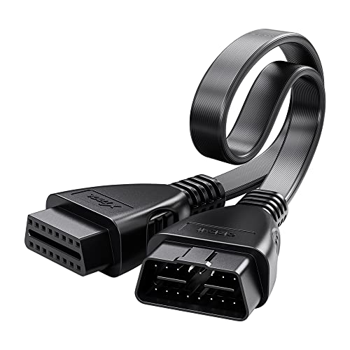 XTOOL XTOOL OBDII Extension Cable, 1.64ft 16 Pin Male to Female Cable, Universal Extension Cord A30/A30D/A30M, D7, D8, D8BT, D9, D9 Pro, IP616, IP819, IP508, IP508S, IP608 Diagnostic Scanner - Image 1
