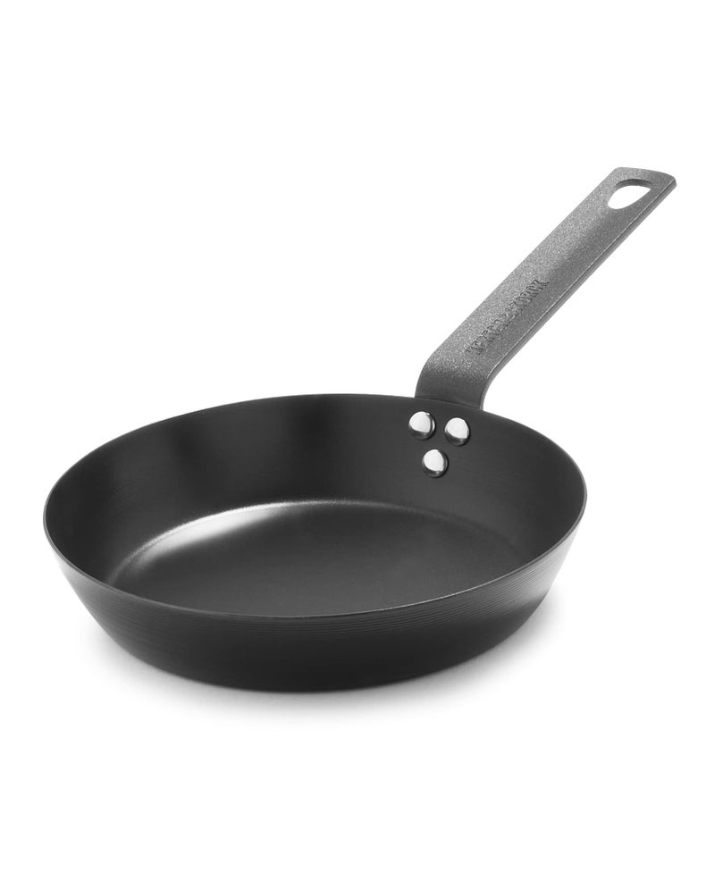 Merten & Storck Merten  Storck PreSeasoned Carbon Steel 8 Frying Pan Skillet Fast Heating Naturally Nonstick Induction  Oven Safe HighHeat  Open Flame Compatible Perfect for Searing Grilling  Camping  - Image 1