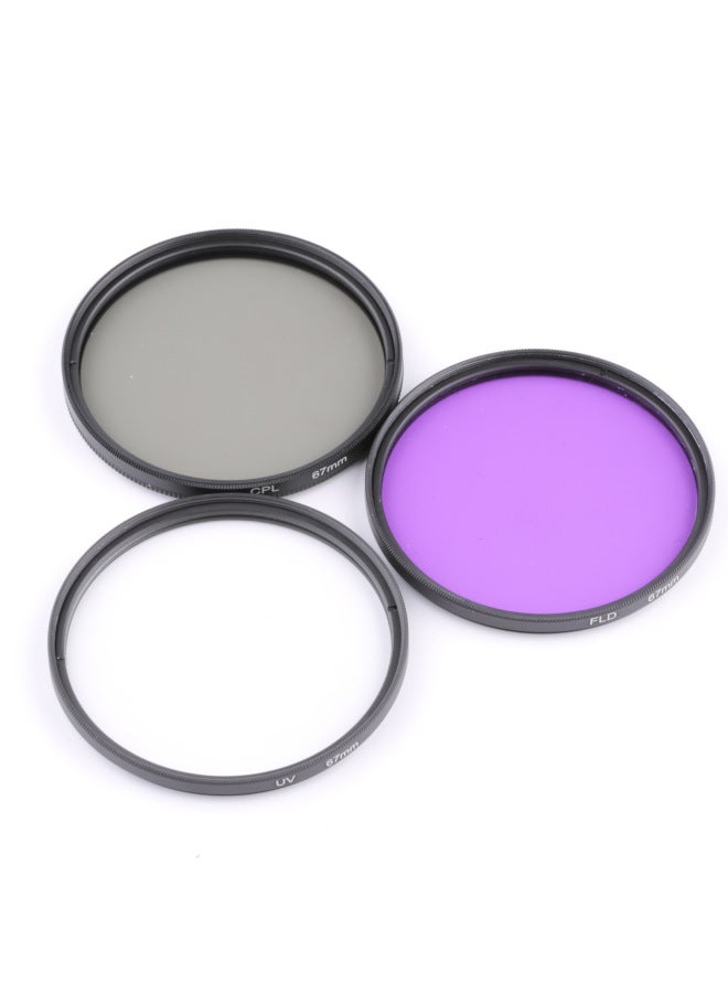 Spot Supply UV Mirror CPL Polarizer FLD Fluoroscope Balloon Lens Pen Filter Set-Color:49mm With Filter Bag  - Image 2