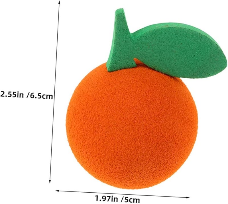 Orange EVA Car Antenna Topper 2 Pcs Fruit Ball Pendant for Auto Truck SUV Mirror Hanging Vehicle Decoration - Image 3
