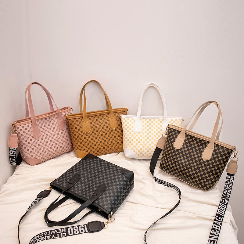 Bag Women'S 2023 Trendy Ladies Handbag Polka Dot Printing Hand Basket Women'S Bag A Generation Of Hair - Image 2