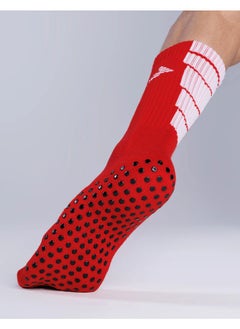 TEMPO Grip Socks Red  - Image 2