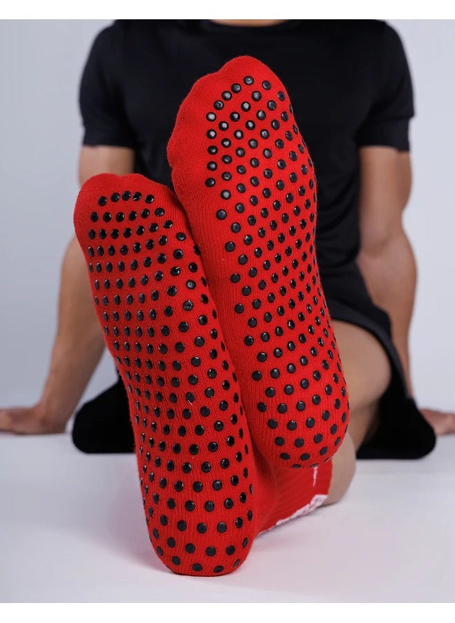 TEMPO - Grip Socks Red - Image 1