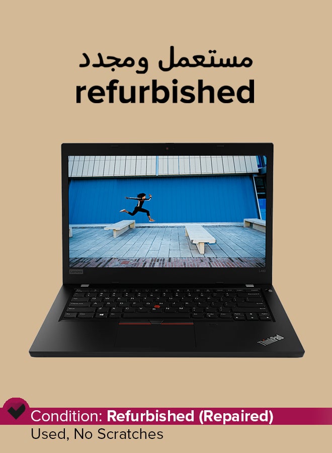 Lenovo Refurbished - Thinkpad L490 Laptop With 14-Inch Display,Intel Core i5 Processor/8th Gen/8GB RAM/256GB SSD/Intel UHD Graphics 620 English Black - Image 1