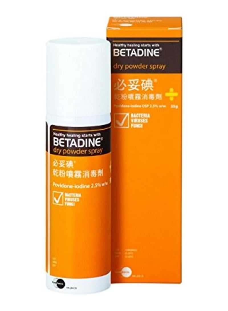 Betadine Dry Powder Spray 55 G