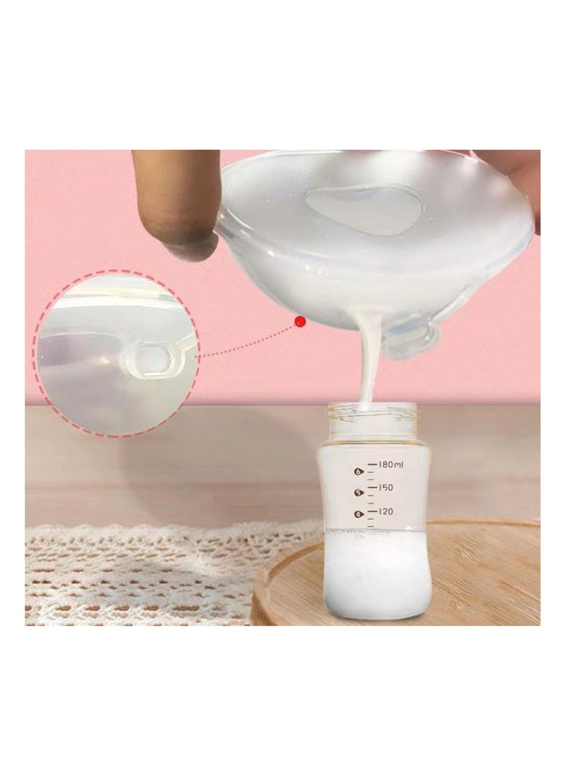 Filly - Breast Milk Collector Breast Shells Breast Milk Catcher 2 pack transparent - Image 1