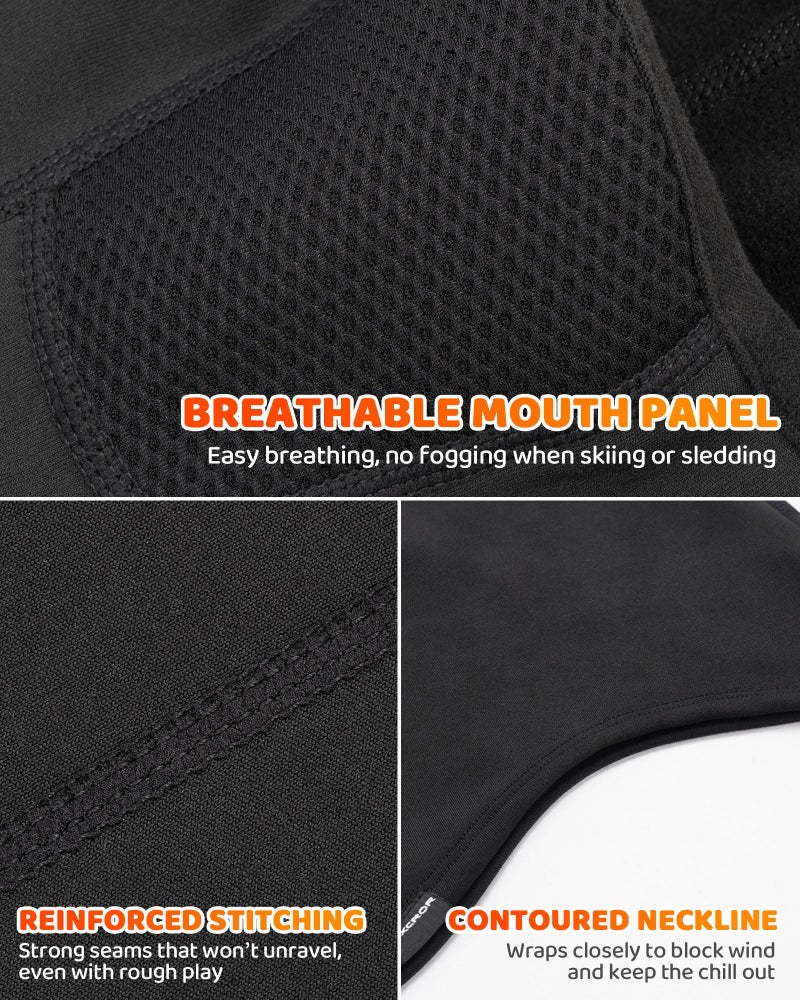 GXCROR Ski Mask Breathable Balaclava Windproof Winter Thermal Face Cover for Cold Weather Skiing Motorcycle for Men and Women - Image 4