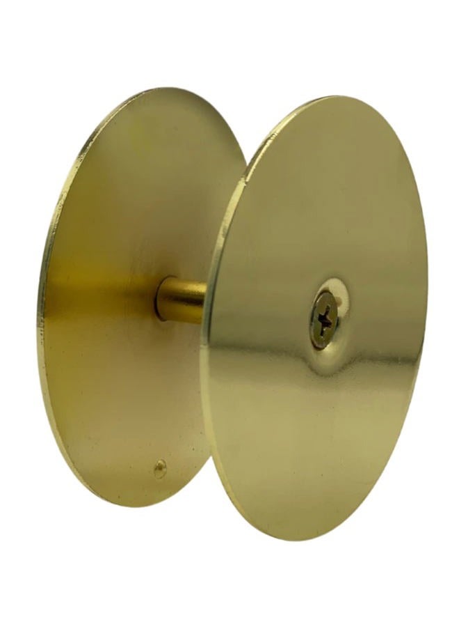 NU-SET 2171-3 Door Hole Cover Steel Plate Brass finishing - Image 1