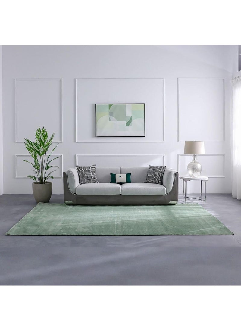 DANUBE HOME Modern Mose Rug  Polypropylene + Polyester Area Rug Floor Covering L180xW120cm-Green  - Image 5