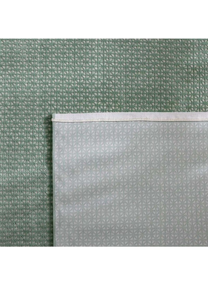 DANUBE HOME Modern Mose Rug  Polypropylene + Polyester Area Rug Floor Covering L180xW120cm-Green  - Image 3