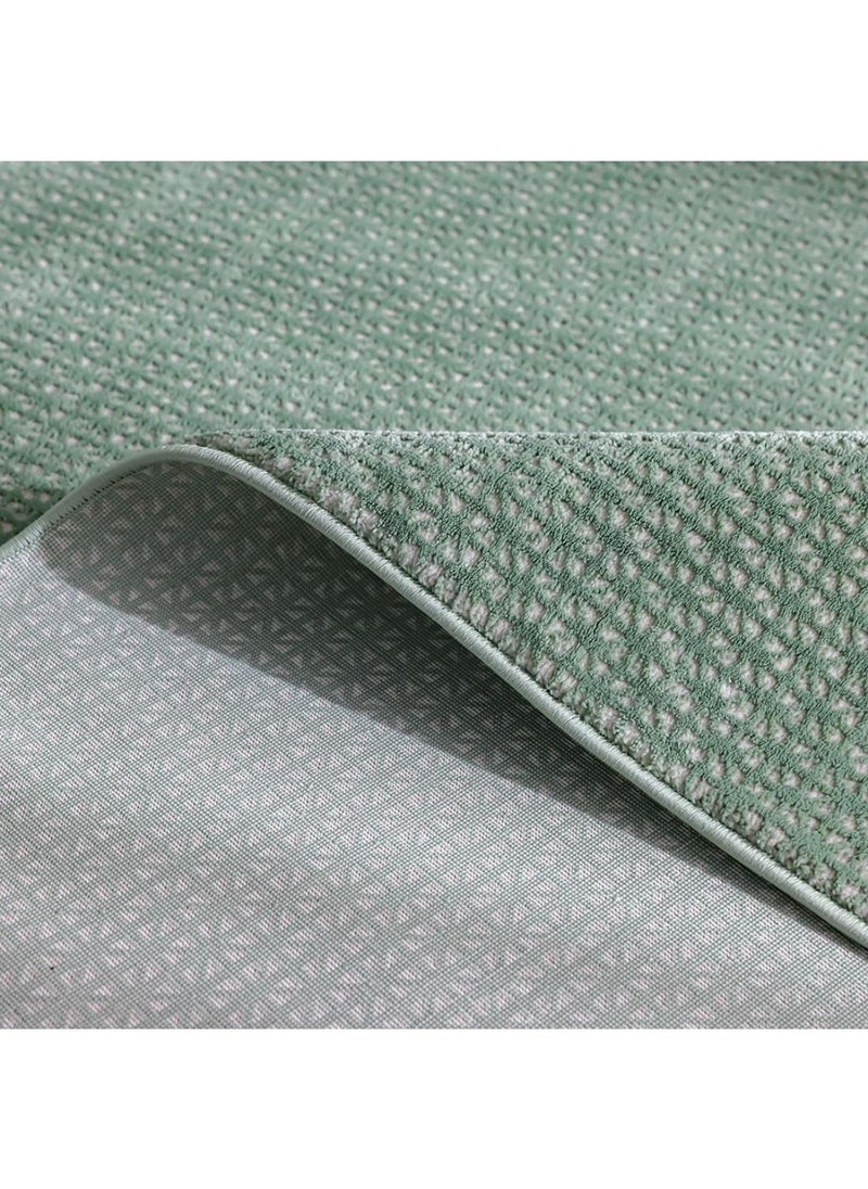 DANUBE HOME Modern Mose Rug  Polypropylene + Polyester Area Rug Floor Covering L180xW120cm-Green  - Image 2
