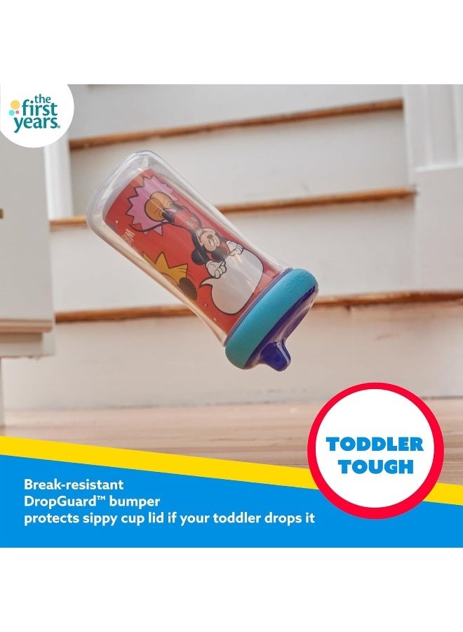 The First Years Disney Mickey Mouse Kids Insulated Sippy Cups - Dishwasher Safe Spill Proof Toddler Cups - Ages 12 Months and Up - 9 Ounces - 2 Count - Image 5