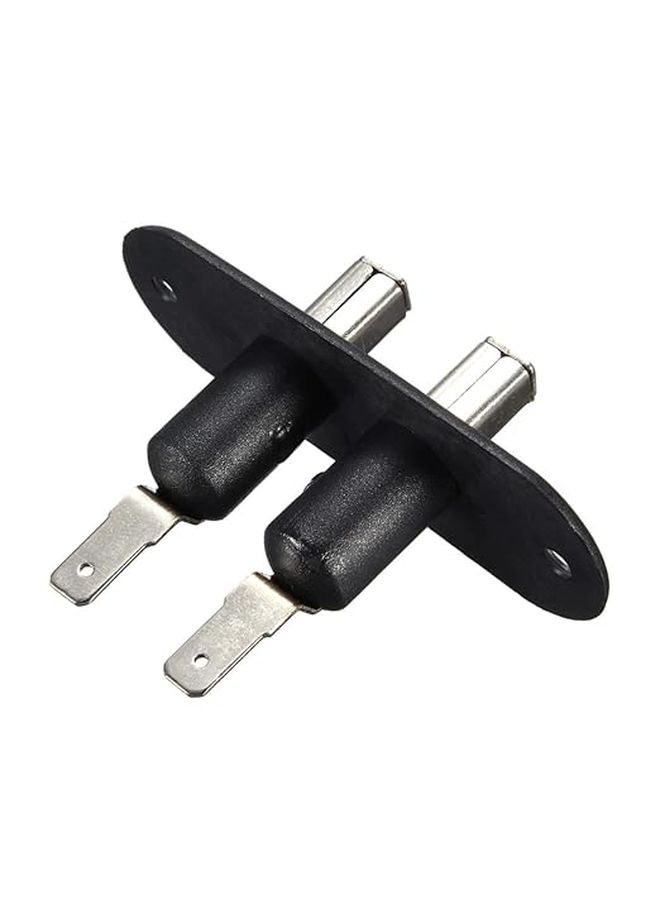 Black Sliding Door Contact Switch 1 Pack Easy Installation Durable Security - Image 1