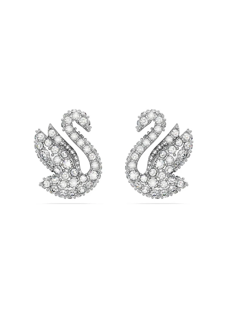 SWAROVSKI Iconic Swan Stud Earrings