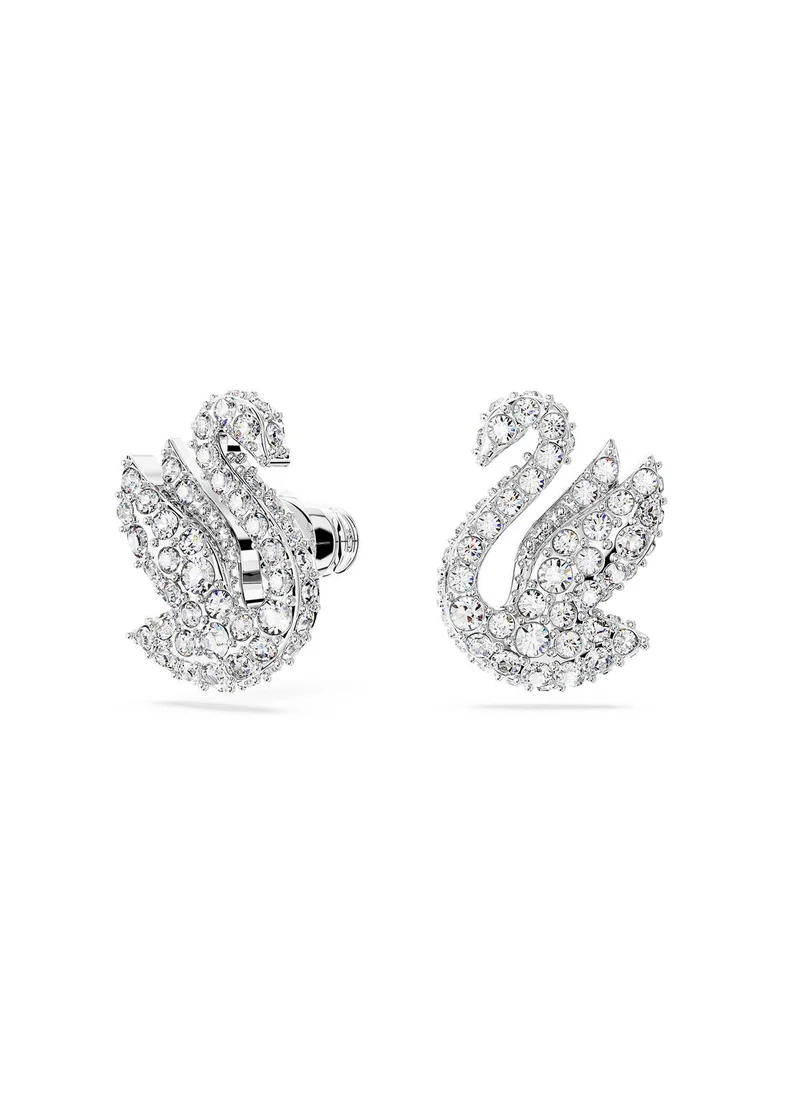 SWAROVSKI Iconic Swan Stud Earrings