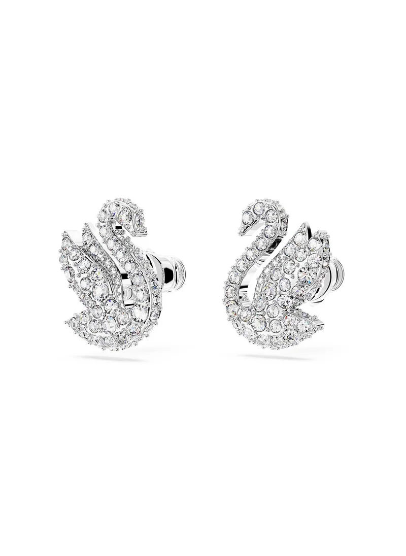 SWAROVSKI Iconic Swan Stud Earrings
