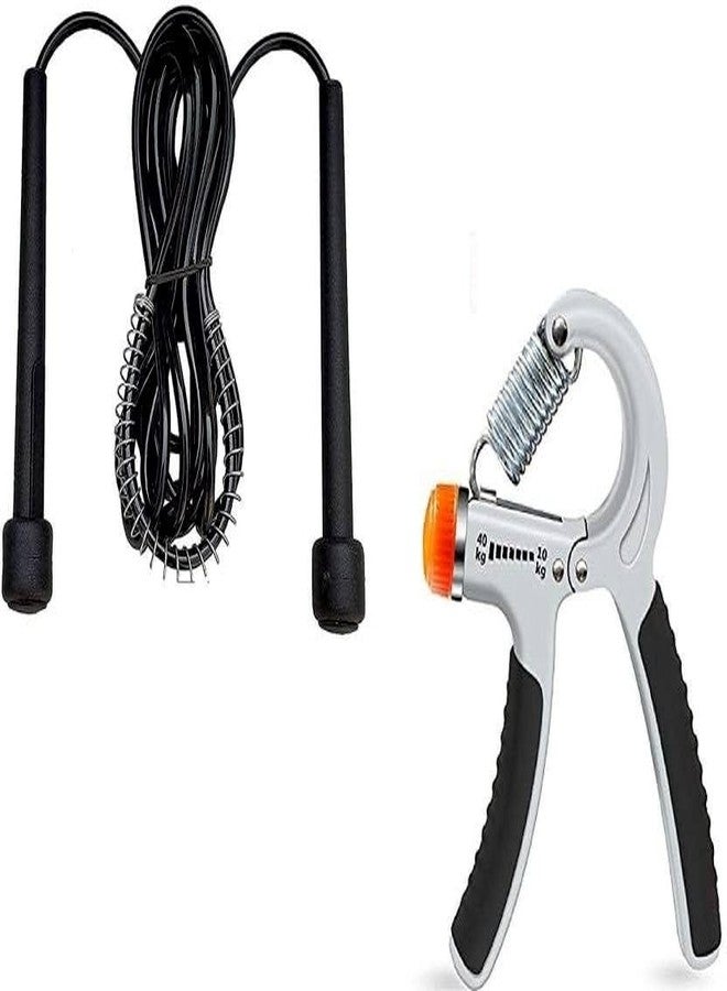 YMD Highly Durable, Long Lasting Skipping Rope and Hand Grip Fitness Grip Fitness Accessory Kit Kit () - Image 1