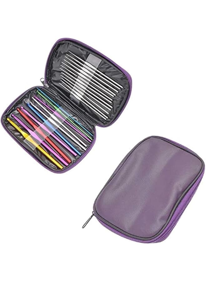 Set of 22pcs Crochet and Knitting Hooks Needles with Pouch - Image 1