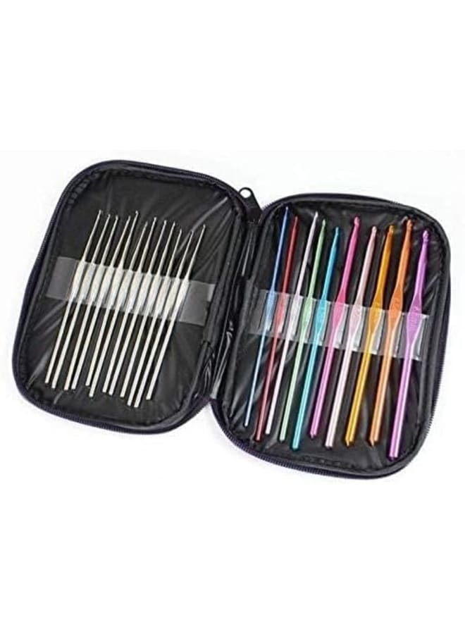 Set of 22pcs Crochet and Knitting Hooks Needles with Pouch - Image 2