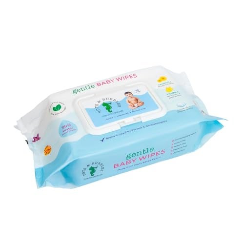 Tots and Bubbles Tots & Bubbles 99% Pure Water Baby Wipes | Plant Based, Unscented Newborn Wet Wipes, Thick & Gentle for Sensitive Skin – 72 Count with Lid - Image 1