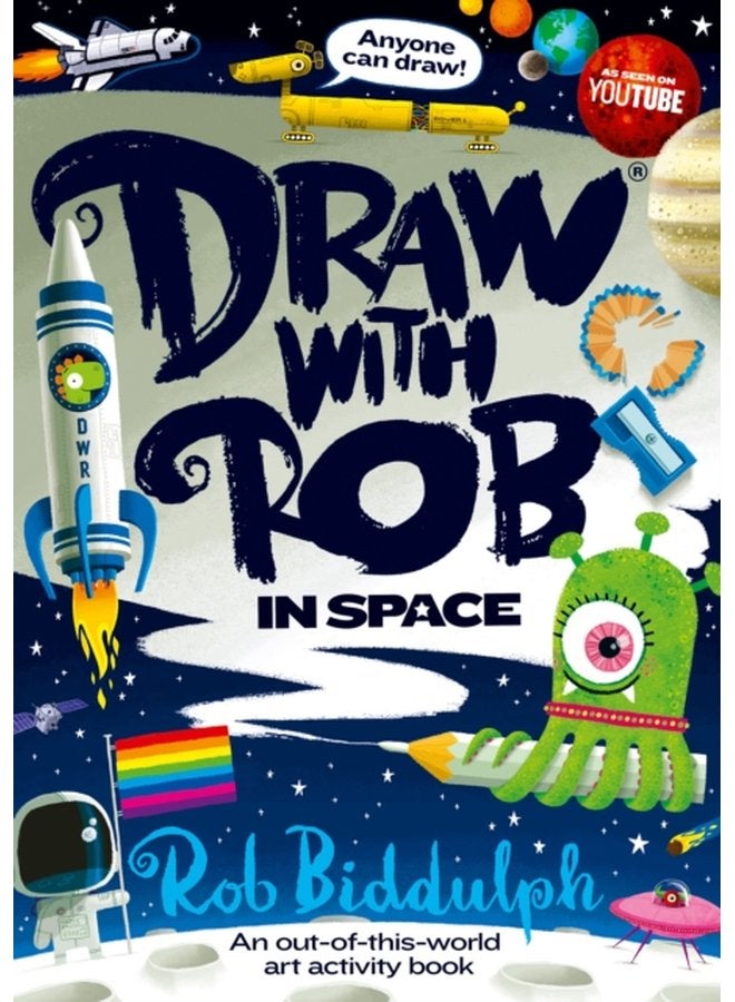 Draw With Rob In Space - Paperback