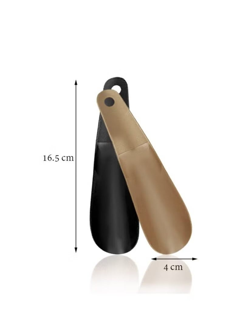 2-Pack Shoe Horn Plastic Shoe Horn Travel Shoe Horn Shoe Helpers Travel Shoe Horn for Men&women and Senior Shoes Boots Shoe Horn Plastic Shoe Horns for Men and women - Image 2