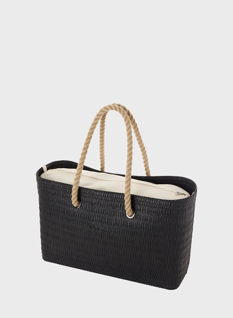 O bag Beach Tote Bag