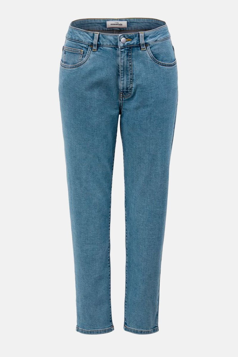 Tchibo جينز دنيم قابل للتمدد بتصميم عصري للنساء، أزرق فاتح - Image 2