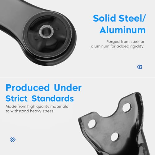 AEagle 8PCS for Toyota RAV4 GAS 2002-2005 Front Right & Left Lower Control Arm w/Ball Joint Stabilizer/Sway Bar End Link Outer Tie Rod Suspension Kit K640212 K640213 K80296 ES3654 ES3655 - Image 2