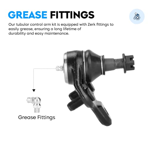 AEagle 8PCS for Toyota RAV4 GAS 2002-2005 Front Right & Left Lower Control Arm w/Ball Joint Stabilizer/Sway Bar End Link Outer Tie Rod Suspension Kit K640212 K640213 K80296 ES3654 ES3655 - Image 3