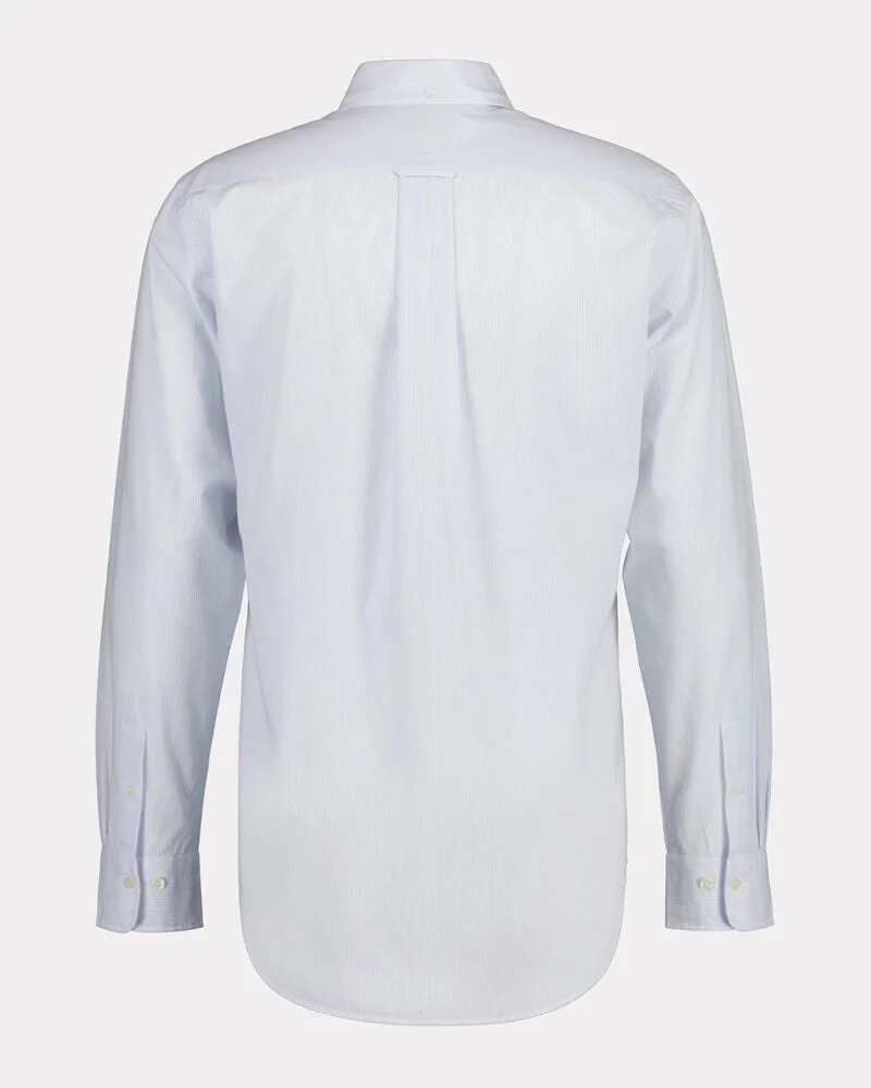 GANT  Regular Fit  Classic Short Sleeve  Banker Stripe Poplin Shirt for Men | Best Price UAE