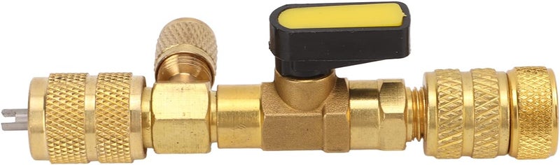 AC Valve Core Remover, Universal Refrigerant Valve Core Changer for R22 R134a R410A R32, with 1/4 and 5/16 SAE Adapters, for Mini Split and AC Service Valves - Image 4