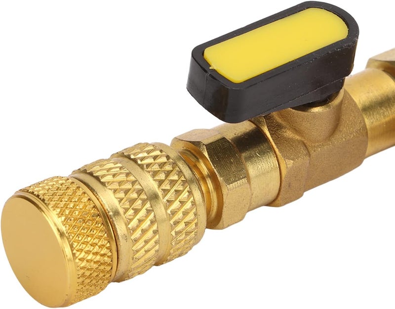 AC Valve Core Remover, Universal Refrigerant Valve Core Changer for R22 R134a R410A R32, with 1/4 and 5/16 SAE Adapters, for Mini Split and AC Service Valves - Image 3