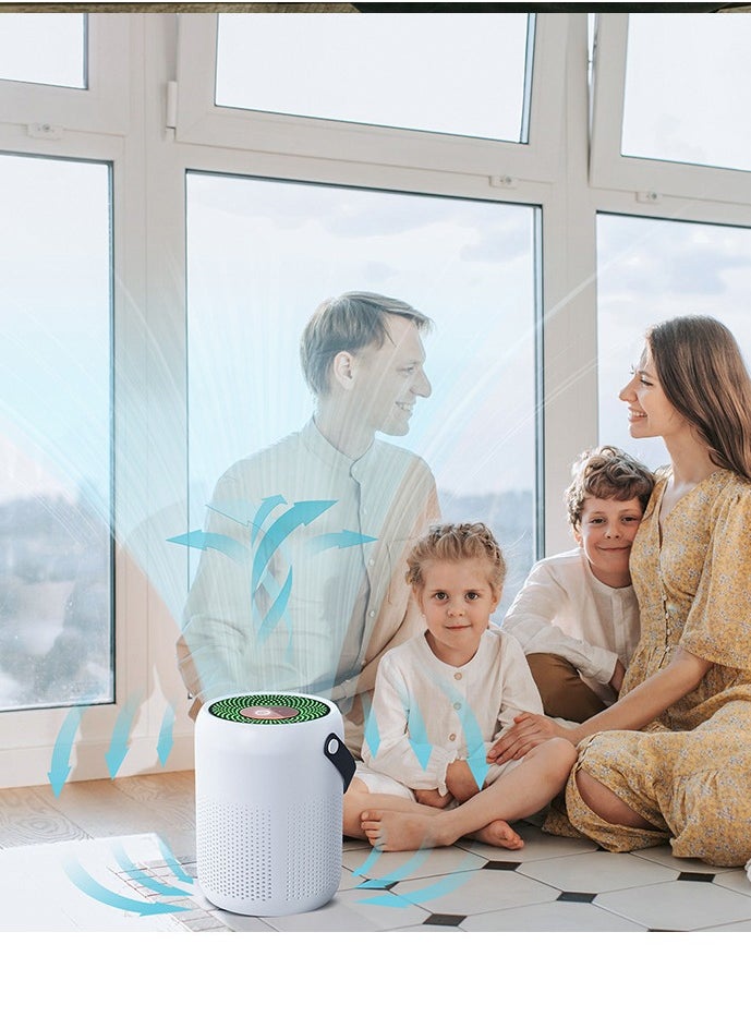 Joshberg - Portable Air Purifier with H13 HEPA Filter,Mini Purifier for Room,Max 216 sq.ft/20m,Perfect for Travel In-Car and Desktop - Image 1