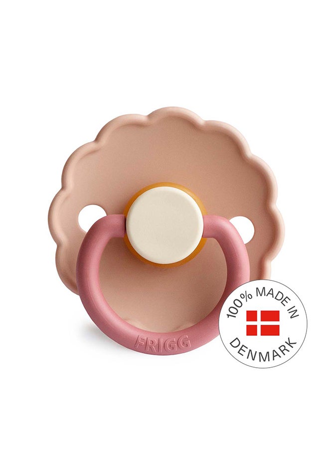 FRIGG Daisy Silicone Baby Pacifier 6-18M 1-Pack Peony - Size 2 - Image 3