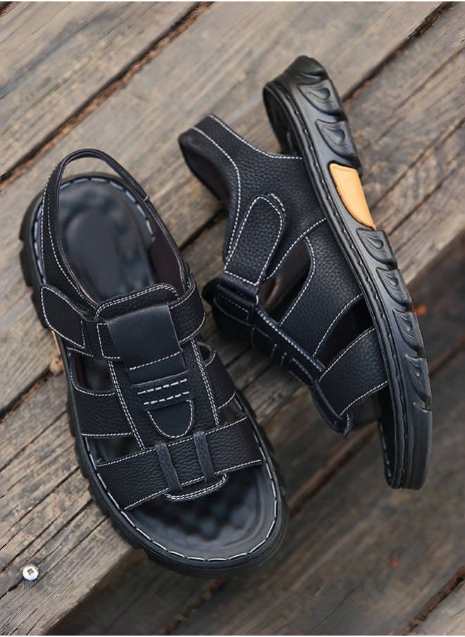 Men's Outdoor Casual Sandals - Comfortable & Durable, Summer Beach Hiking Essentials  - Image 3