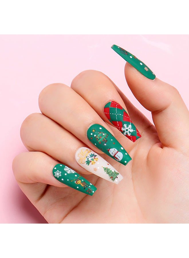 AIMEILI Fall Gel Nail Polish Red Glitter Emerald Green Black Golden Nail Polish Gel Gifts for Women, Set of 12pcs X 8ml - Kit Set 5 - Image 2