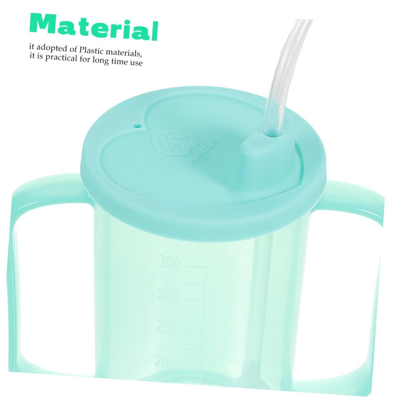 Unbreakable Drinking Cup For Elderly Care With Straw Spill Resistant Design Blue Hydration Aid For Disabled Patients Bedridden Use - Image 5